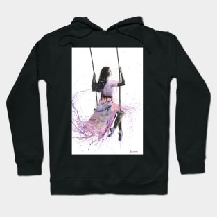 Girl on a Swing Hoodie